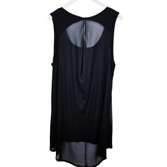 TORRID Skull Tank Deep Scoop Neck Sleeveless Longline Hi Low Black - Picture 6 of 6